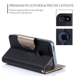 ProCase iPhone 8 Plus / 7 Plus Wallet Case, Flip Fold Card Case Stylish Slim Stand Cover with Wallet Case for Apple iPhone 8 Plus/iPhone 7 Plus -Black