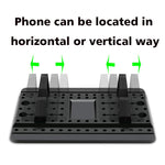 Cell Phone Car Holder, Car Phone Mount Anti Slip Silicone Dashboard Car Pad Mat for 3.5-7 inch Smartphone or GPS Devices(Black)