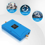 Verizon 4G LTE Cell Phone Signal Booster for Home and Office - Enhance Cellular Data Signal by 65dB 700MHz Band 13 Repeater and Panel/Yagi Antennas Extend Coverage Up to 4,000Sq Ft