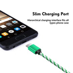 USB C Charger Cable,5-Pack 2M USB Type C Cable Nylon Braided Type C Charging Cable Compatible with Samsung Galaxy S10 Plus S9 Note 9 8 S8,Google Pixel XL 3,LG G5 G6 V30 G7 thinq V20 USB Type C Cord