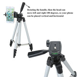 DIGIANT 50 Inch Aluminum Camera Phone Tripod+ Universal Tripod Smartphone Mount for Apple, iPhone Samsung and Other Brands Smartphones+Carrying Bag