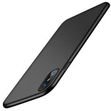 TORRAS Slim Fit iPhone XS Case/iPhone X Case, Hard Plastic PC Ultra Thin Mobile Phone Cover Case with Matte Finish Coating Grip Compatible with iPhone X/iPhone XS 5.8 inch, Space Black
