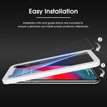 OMOTON Tempered Glass Screen Protector Compatible Apple iPhone Xs & iPhone X 5.8 inch [2 Pack]