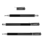 Mixoo Capacitive Stylus Pen,(Disc and Fiber Tip 2-in-1 Series),Fine Tip,High Sensitivity and Precision,Stylus for Ipad,Iphone and Other Touch Screens Devices, Black