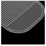 Anti-Slip Radar Detector Dash Mat, Non Slip Sticky Dashboard Pad Cell Phone GPS Holder. (Clear)