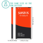 SUNZOS Galaxy S5 Battery, 3200mAh Li-ion Replacement Battery for Galaxy S5 [ I9600, G900F, G900V (Verizon), G900T (T-Mobile), G900A (AT&T),G900P(Sprint)] [3 Years Warranty]