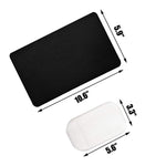 TuNan 4 Pcs Car Dashboard Pads Non-Slip Mat, Anti-Slip Ripple Sticky Dash Grip Mat for Coin Cell Phone Key GPS Sunglasses, Large/Black 10.6" x 5.9", Small/Clear 5.6" x 3.3"