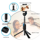Selfie Stick Bluetooth, AYY Extendable Selfie Stick Tripod with Wireless Remote Selfie Stick for iPhone Xs/iPhone XR/iPhone Xs Max/iPhone X/iPhone 8/8 Plus/7/6, Galaxy S9/S9 Plus/S8/Note 8/Note 9