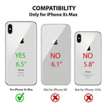 LUPA iPhone Xs Max Wallet case, Durable and Slim, Lightweight with Classic Design & Ultra-Strong Magnetic Closure, Faux Leather, Burgundy, for Apple iPhone Xs Max