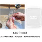 VOKOLY, Universal non-slip mats,Sticky Anti-Slip Gel Pads,Stick to Anywhere&Holds Anything (8 PACK Clear)