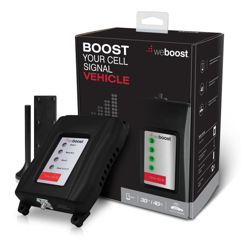 weBoost Drive 4G-M 470108 Vehicle Cell Phone Signal Booster 4G LTE, Cellular Signal Booster Amplifier for Car & Truck, Enhances 4G LTE Cell Phone Signals