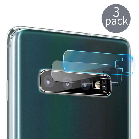 Casetego Compatible Galaxy S10 Plus/S10 Camera Lens Protector, [3 Pack] Ultra Thin Transparent Clear Camera Tempered High Definition Camera Lens Protector for Samsung Galaxy S10 Plus/S10,Clear