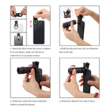 Phone Camera Lens, KNGUVTH 5 in 1 Cell Phone Lens Kit - 12X Zoom Telephoto Lens + Fisheye Lens + Super Wide Angle Lens+ Macro Lens (2 Lens) Compatible with iPhone X XS Max XR/8/7/6/6s Samsung Andriod