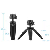Heavy Duty Tripod, UBeesize Phone Camera Tabletop Mini Tripod Cell Phone Clip Holder, Compatible with iPhone, Smartphones, Gopro, Webcams, Compact Cameras DSLRs