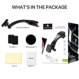 MIRACASE Car Phone Mount Magnetic Phone Holder Dashboard&Windshield Adjustable Vehicle Phone Stand Universal Compatible with iPhone X Xs Max XR 8 Plus 7 6 Samsung Galaxy S10 9 8 Note 9 8 Edge (CM-001)