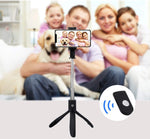 Selfie Stick Tripod Bluetooth Portable Extendable Monopod with Wireless Remote Shutter Stand for iPhone X/8 plus/7/6S/6/XS max/xr Samsung Galaxy Note S6/7/8/9 Plus, Android Phone,Camera,Smartphones
