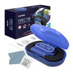VIOTEK Spectre Folding Virtual Reality VR Headset Phone Accessory - Lightweight Glasses with Collapsible Case for Samsung Apple iPhone LG HTC Motorola Nokia Google Pixel and More!