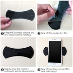 Fixate Multi Purpose Nano Sticky Gel Pads,for Cell Phone Holder Dashboard Anti Slip Pad GPS Car Mat Phone Tablet