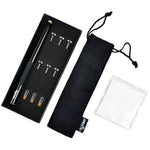 Digiroot Universal Stylus,[2-in-1] Disc Stylus Pen 2018 UPDATED Touch Screen Pens for All Touch Screens Cell phones, Tablets, Laptops with 9 Replacement Tips(6 Discs, 3 Fiber Tips Included) - (Black)