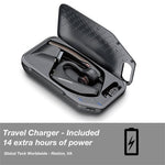 Plantronics Voyager 5200-UC Bluetooth Headset Bundle w/Bonus Wall Charger #206110-01-B | For Smartphones, PC, MAC using RingCentral Software or App