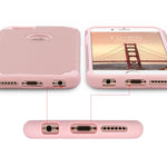 ULAK iPhone 6S Case, iPhone 6 Case, Slim Fit Dual Layer Soft Silicone & Hard Back Cover Bumper Protective Shock-Absorption & Skid-Proof Anti-Scratch Case for Apple iPhone 6 / 6S 4.7 inch- Rose Gold