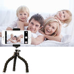 Phone Tripod, PacGo Flexible and Portable Cell Phone Tripod with Remote Shutter and Universial Clip for iPhone, Android Phone, Camera and Sports Gopro