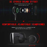 VR Headset with Remote Controller,HD 3D VR Glasses Virtual Reality Headset for VR Games & 3D Movies, VR Headset for iPhone/Android phone Compatible 4.7-6 inch