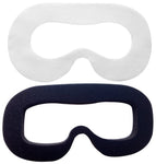 Lunies Disposable Hygiene Eye Mask with Sponge Mat and Magic Sticks Compatible for H-T-C Vive VR Virtual Reality Headset White