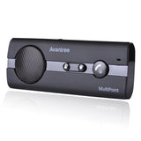 Avantree 10BP MULTIPOINT Bluetooth V4.0 Hands-Free Visor Car Kit, Support GPS, Music, Wireless in Car Handsfree Speakerphone Compatible with iPhone, Samsung Smartphones