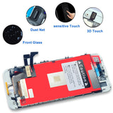 SZRSTH Compatible with iPhone 7 Plus Screen Replacement White 5.5 Inch LCD Display with 3D Touch Screen Digitizer Frame Full Assembly Include Full Free Repair Tools Kit+Instruction+Screen Protector