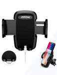 Mpow 086 Upgraded Air Vent Car Phone Mount, 3-Level Adjustable Clamp, 360 Degree Rotation Phone Holder Compatible with iPhone, Galaxy Note, Nexus 6, Smartphones Under 6 inch