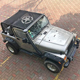 Bestaoo Polyester Full Mesh Sun Shade Top Cover Provides for Jeep Wrangler TJ 1997-2006 (Star)