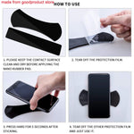 Sticky Fixate Gel Pads Anti-Slip Multi Function Magic Gel Pads Cell Phones Holder Stick to Car Office House Glass Mirrors Anywhere (4 Pack)