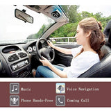 Bluetooth Car Speaker, Handsfree Bluetooth 4.1 Speakers Radio for Car Stereo, AUTO Power ON Car Receiver Sun Visor Music Player Adapter Built-in Microphone for Handsfree Talking