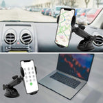 Wireless Car Charger Mount, Ecke 10W Qi Wireless Car Fast Charger Mount Air Vent & Dashboard Phone Gravity Holder Compatible iPhone X/Xs Max/XR/8/8+, Samsung S10/S10+/S9/S9+/S8/S8+