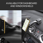 MIRACASE Car Phone Mount Magnetic Phone Holder Dashboard&Windshield Adjustable Vehicle Phone Stand Universal Compatible with iPhone X Xs Max XR 8 Plus 7 6 Samsung Galaxy S10 9 8 Note 9 8 Edge (CM-001)
