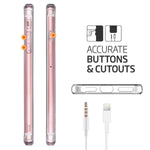 TENOC Case Compatible for Apple iPhone 6 and iPhone 6S 4.7 Inch, Crystal Clear Soft TPU Cover Full Protective Bumper