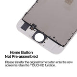 for iPhone 6s White (4.7 Inch) LCD Screen Replacement Display Touch Digitizer Assembly + Repair Tools, Compatible with Model A1633, A1688, A1700