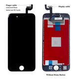QTlier LCD Touch Display for iPhone 6S Screen Replacement with Digitzer (Black)