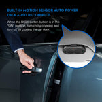 Besign BK06 Bluetooth 5.0 in-car Speakerphone with Visor Clip, Wireless Car Kit for Hands-Free Talking & Music Streaming, Connects with Siri & Google Assistant, Auto On Off, Dual 2W Speakers