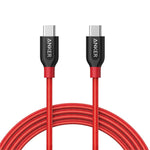 Anker PowerLine+ C to C 2.0 cable (6ft), High Durability, for USB Type-C Devices Including Samsung Galaxy Note 8 S8 S8+ S9, iPad Pro 2018, Google Pixel, Nexus 6P, Huawei Matebook, MacBook and More