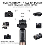 Selfie Stick,KUSKY Upgraded Extendable Selfie Stick Tripod with Bluetooth Remote for Gopro Camera, iPhone Xs MAX/XS/X/8/8 Plus/7 7 Plus/6/6s Plus, Samsung S9/S9 Plus/S8, 3.5-6 inch Smartphones