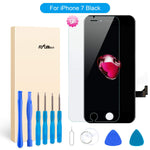 for iPhone 7 Screen Replacement - LCD Display 3D Touch Screen Digitizer Frame Full Assembly with Repair Tool Kits and Screen Protector (Black 4.7 Inch)
