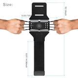 VUP Running Armband for iPhone X/ iPhone 8 Plus/ 8/ 7 Plus/ 6 Plus/ 6, Galaxy S8/ S8 Plus/ S7 Edge, Note 8 5, Google Pixel, 180° Rotatable with Key Holder Phone Armband for Hiking Biking Walking