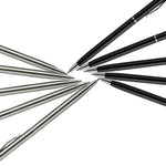 Stylus Pen,UROPHYLLA 10pcs Universal 2 in 1 Capacitive Stylus Ballpoint Pen for iPad,iPhone,Samsung,HTC,Kindle,Tablet,All Capacitive Touch Screen Device(5 Black,5 Sliver)