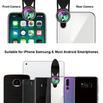 Phone Camera Lens,TODI 9 in 1 Wide Angle Lens,Macro Lens,Fisheye Lens,Telephoto Lens,CPL Lens, Kaleidoscope and Starburst Lens Compatible iPhone,Samsung, Most Andriod Phones