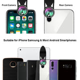 Phone Camera Lens,TODI 9 in 1 Wide Angle Lens,Macro Lens,Fisheye Lens,Telephoto Lens,CPL Lens, Kaleidoscope and Starburst Lens Compatible iPhone,Samsung, Most Andriod Phones