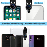 AiKEGlobal - Phone Lens with 9 in 1 Wide Angle Lens, Macro Lens, Fisheye Lens, 2X Telephoto Lens, CPL Lens, Starbrust and Kaleidoscope Lens Phone Camera Lens Kit for iPhone, Samsung, Most Smartphone