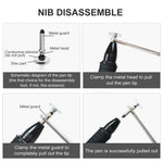 Digiroot Universal Stylus,[2-in-1] Disc Stylus Pen 2018 UPDATED Touch Screen Pens for All Touch Screens Cell phones, Tablets, Laptops with 9 Replacement Tips(6 Discs, 3 Fiber Tips Included) - (Black)
