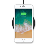 mophie - Wireless Charge Pad - Apple Optimized - 7.5W Qi Wireless Technology for iPhone Xr, Xs Max, X / Xs, 8 and 8 Plus - Black